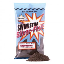 Прикормка DYNAMITE BAITS Swim Stim Commercial Silver Fish Dark 900 гр.