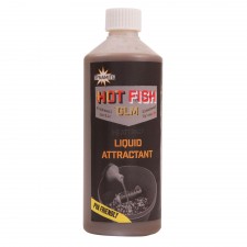 Аттрактант DYNAMITE BAITS Liquid Attractant Hot Fish & GLM 500мл.