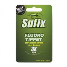 Леска SUFIX Fluoro Tippet прозрачная 25 м 0.158 мм 1,8 кг